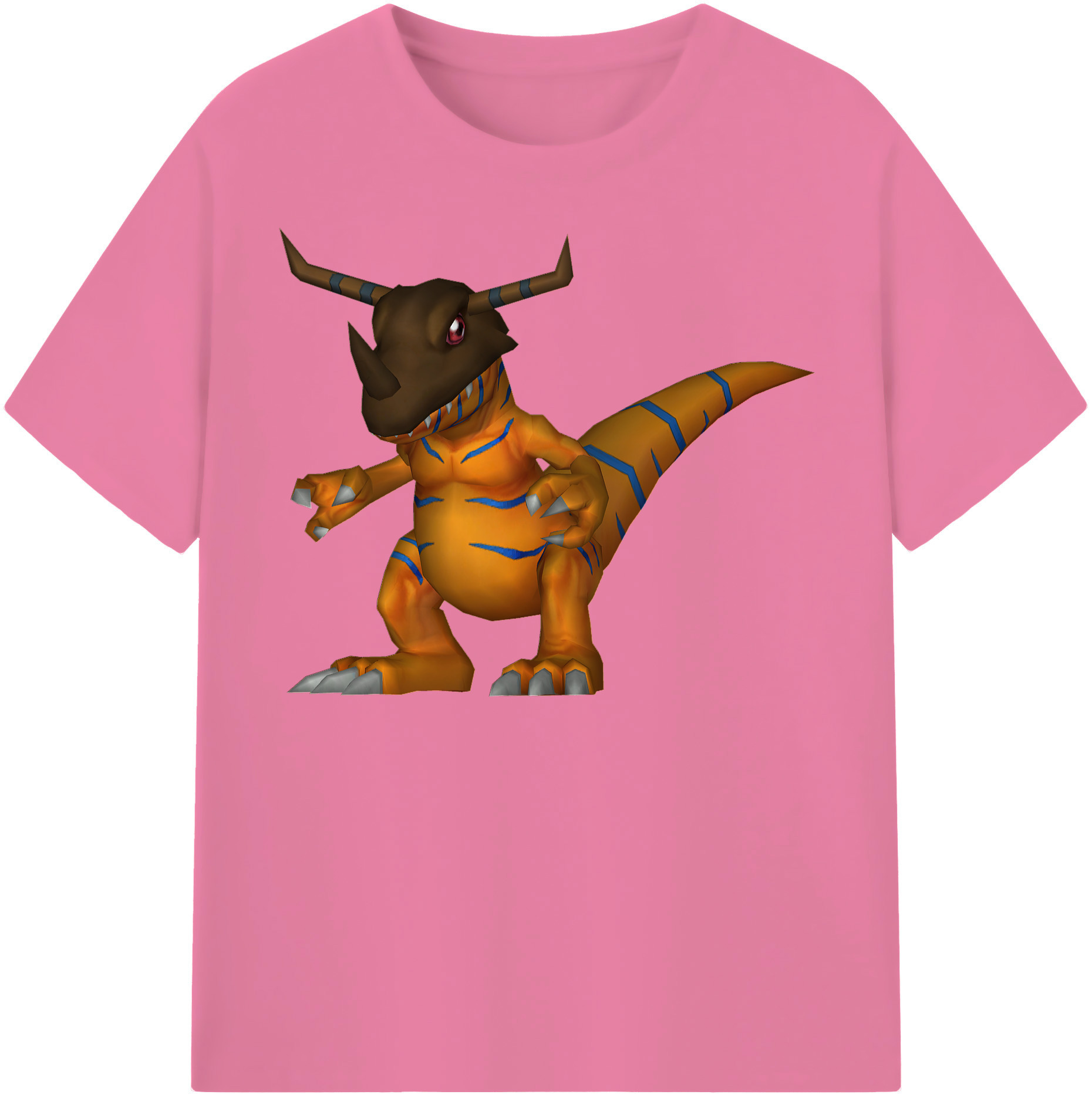 （画像用） Digimon デジタルモンスター/デジモン 綿100％半袖Tシャツ（フロントプリント）